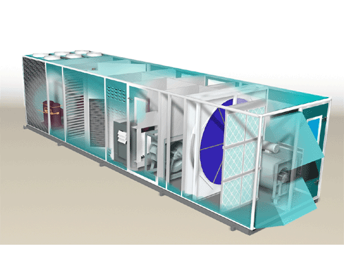 Cutaway of an Airhandler.