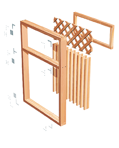 Exploded View of a gate assembly